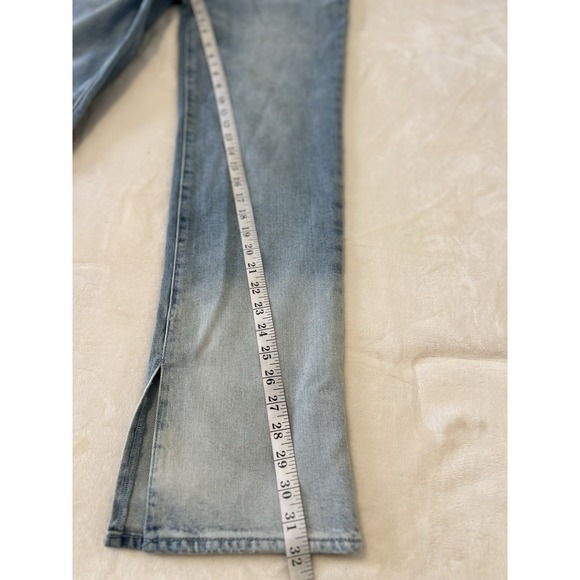 Good American Womens Blue Slim Straight Denim Jeans‎ Size 4/27 High Waist - Picture 3 of 8